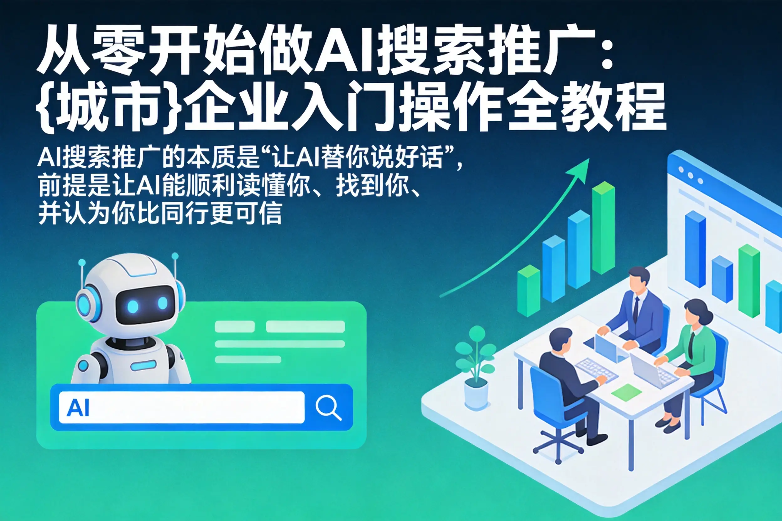 从零开始做AI搜索推广:孟村企业入门操作全教程
